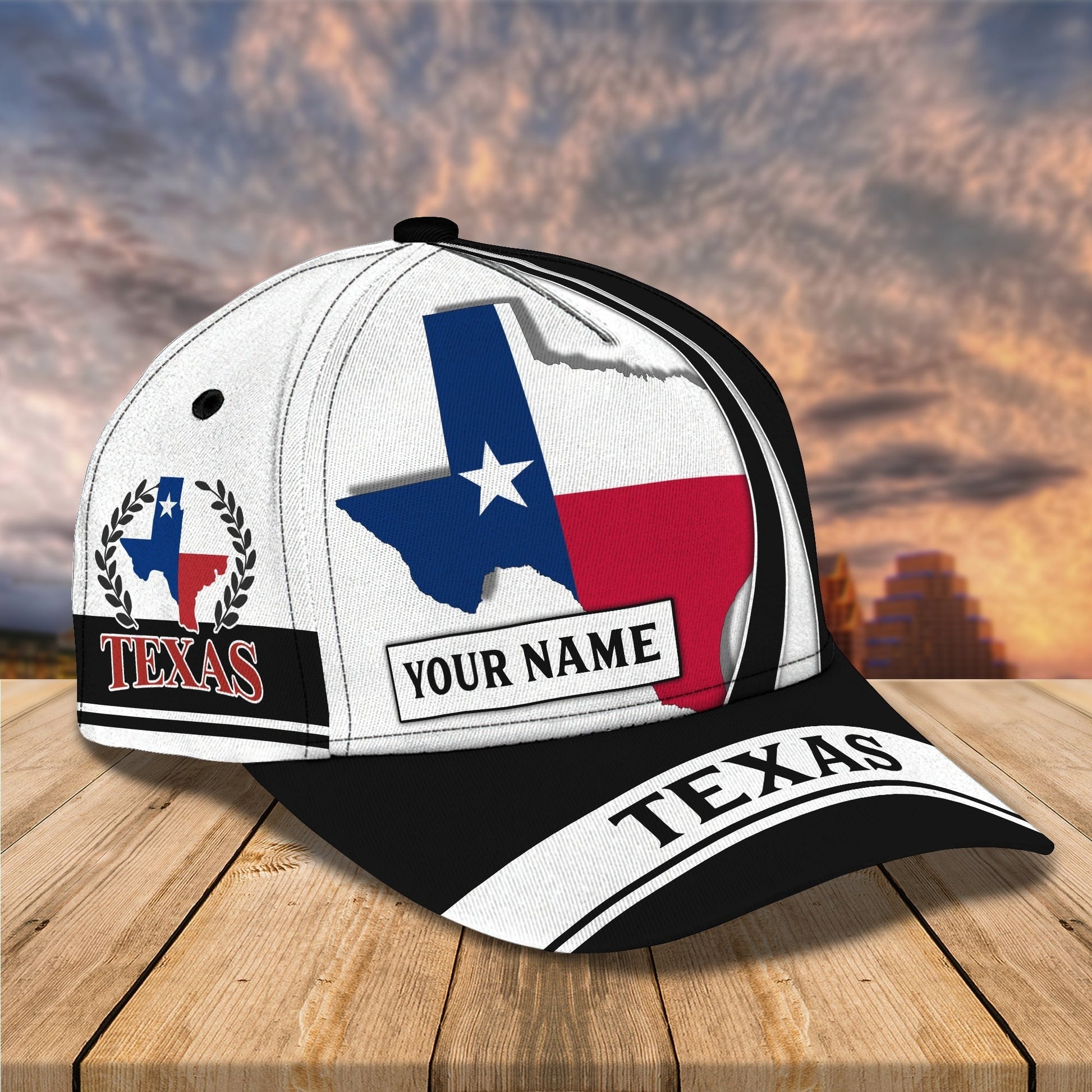 Custom 3D All Over Print Texas Roots Cap Hat - Eagle Texas Classic Cap - Baseball Texas Caps