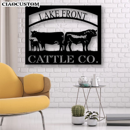 Custom Cattle Metal Sign - Metal Farm Signs - Farm Gifts - Metal Decor Wall Art