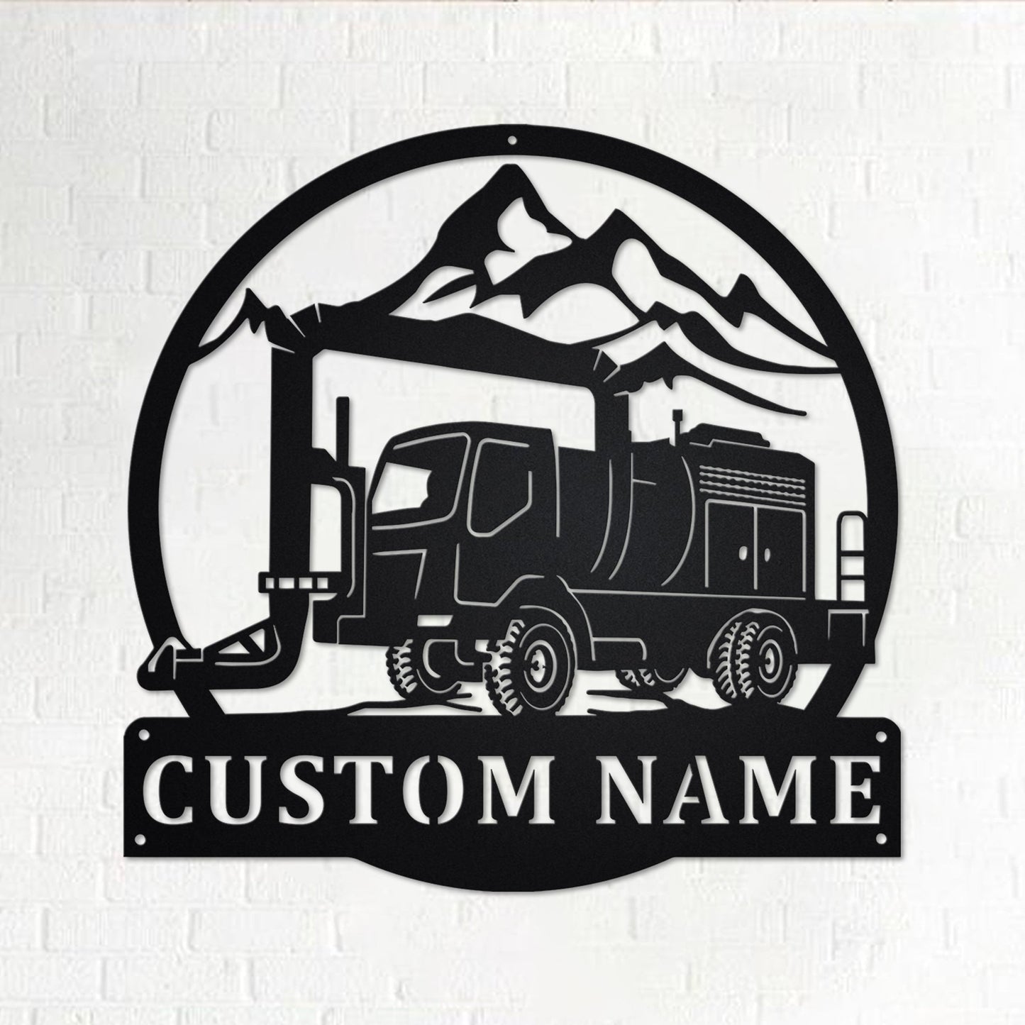 Custom Cold Air Blower Truck Metal Sign - Personalized Cold Air Blower Truck Metal Wall Art - Decorative Metal Wall Art