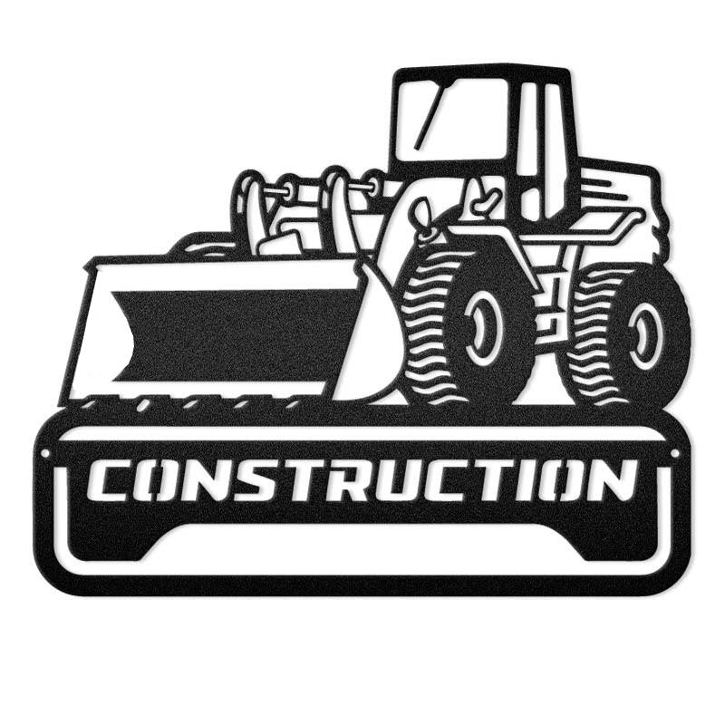 Custom Construction Machines Vehicle Metal Sign - Metal Decor Wall Art - Heavy Equipment Operator Gifts