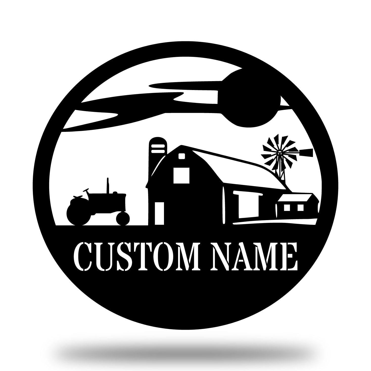 Custom Farm And Truck Metal Sign - Wall Decor Metal Art - Metal Signs For Home