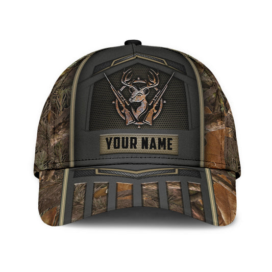 Custom Hunting Classic Cap Hat With Name - Hunter Baseball Cap Hat Present To Hunter Man Girl
