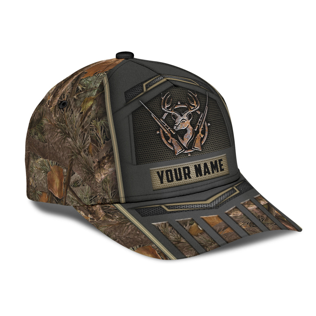 Custom Hunting Classic Cap Hat With Name - Hunter Baseball Cap Hat Present To Hunter Man Girl