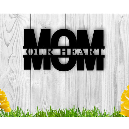 Custom Metal Mothers Wall Art - Mother Cut Metal Sign - Outdoor Decor Metal Wall Art - Gift For Mother