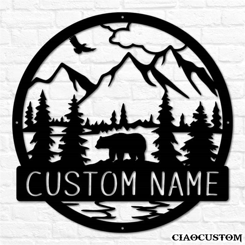 Custom Wilderness Metal Sign - Decorative Metal Wall Art - Metal Signs For Home