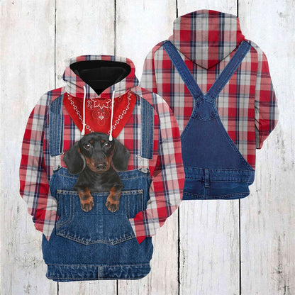 Dachshund Farm All Over Print 3D Hoodie For Men And Women, Best Gift For Dog lovers, Best Outfit Christmas