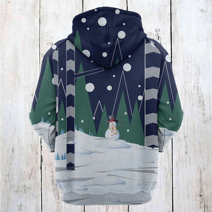 Dachshund Playing Christmas All Over Print 3D Hoodie For Men And Women, Best Gift For Dog lovers, Best Outfit Christmas