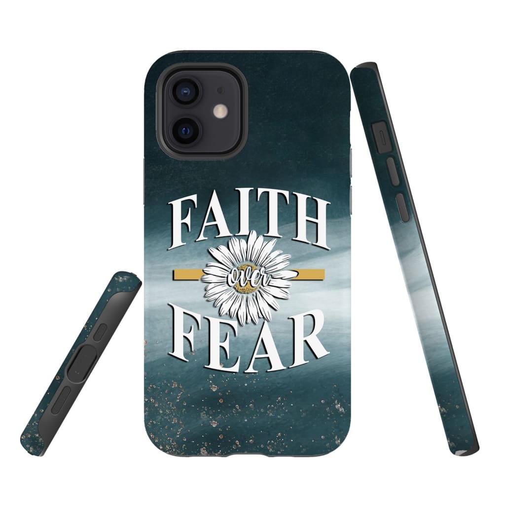 Daisy Flower - Faith Over Fear Phone Case - Bible Verse Phone Cases Samsung