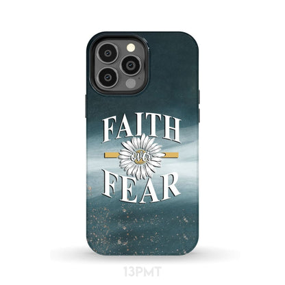 Daisy Flower - Faith Over Fear Phone Case - Bible Verse Phone Cases Samsung