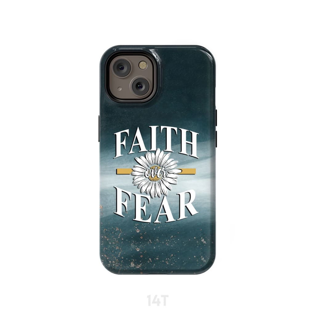 Daisy Flower - Faith Over Fear Phone Case - Bible Verse Phone Cases Samsung