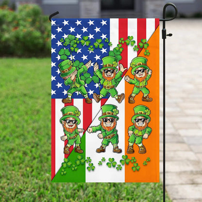 Dancing Leprechauns St Patrick's Day House Flag - St Patrick's Day Garden Flag - St. Patrick's Day Decorations