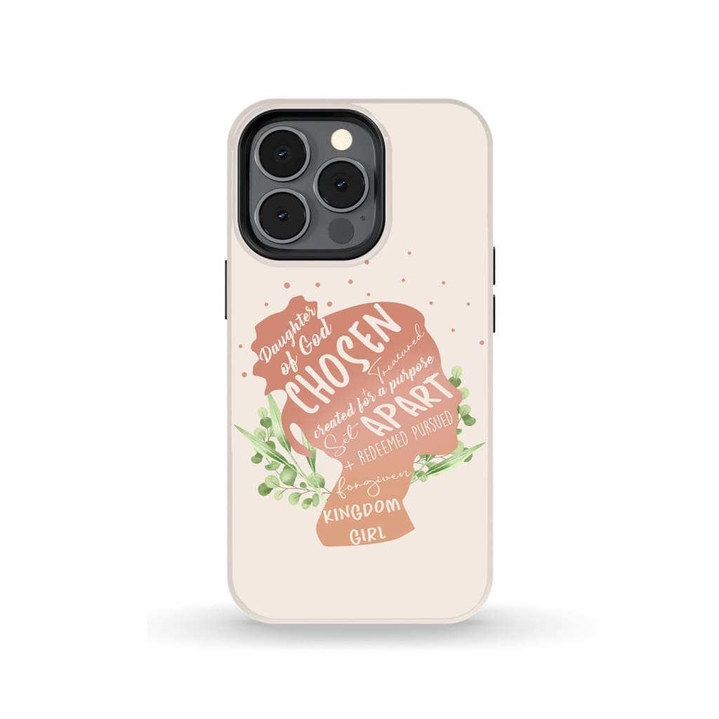 Daughter Of God Chosen And Treasured Phone Case - Christian Phone Cases- Iphone Samsung Cases Christian