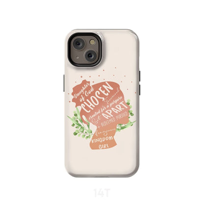 Daughter Of God Chosen And Treasured Phone Case - Christian Phone Cases- Iphone Samsung Cases Christian