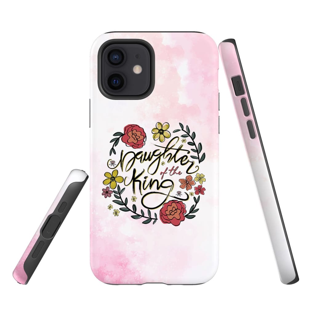 Daughter Of The King Flowers Phone Case - Bible Verse Phone Cases Samsung