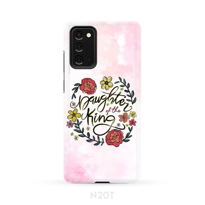 Daughter Of The King Flowers Phone Case - Bible Verse Phone Cases Samsung