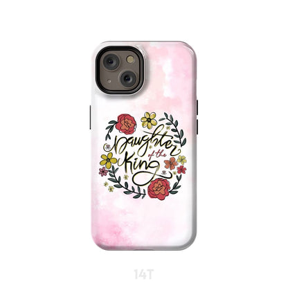 Daughter Of The King Flowers Phone Case - Bible Verse Phone Cases Samsung