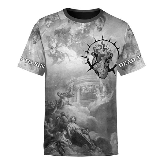 Dead To Sin Jesus 3d Shirt - Christian 3D Shirt