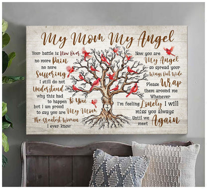Dear Mom - You Are My Angel, The Most Amazing Person To Me Canvas - Canvas Decor Ideas
