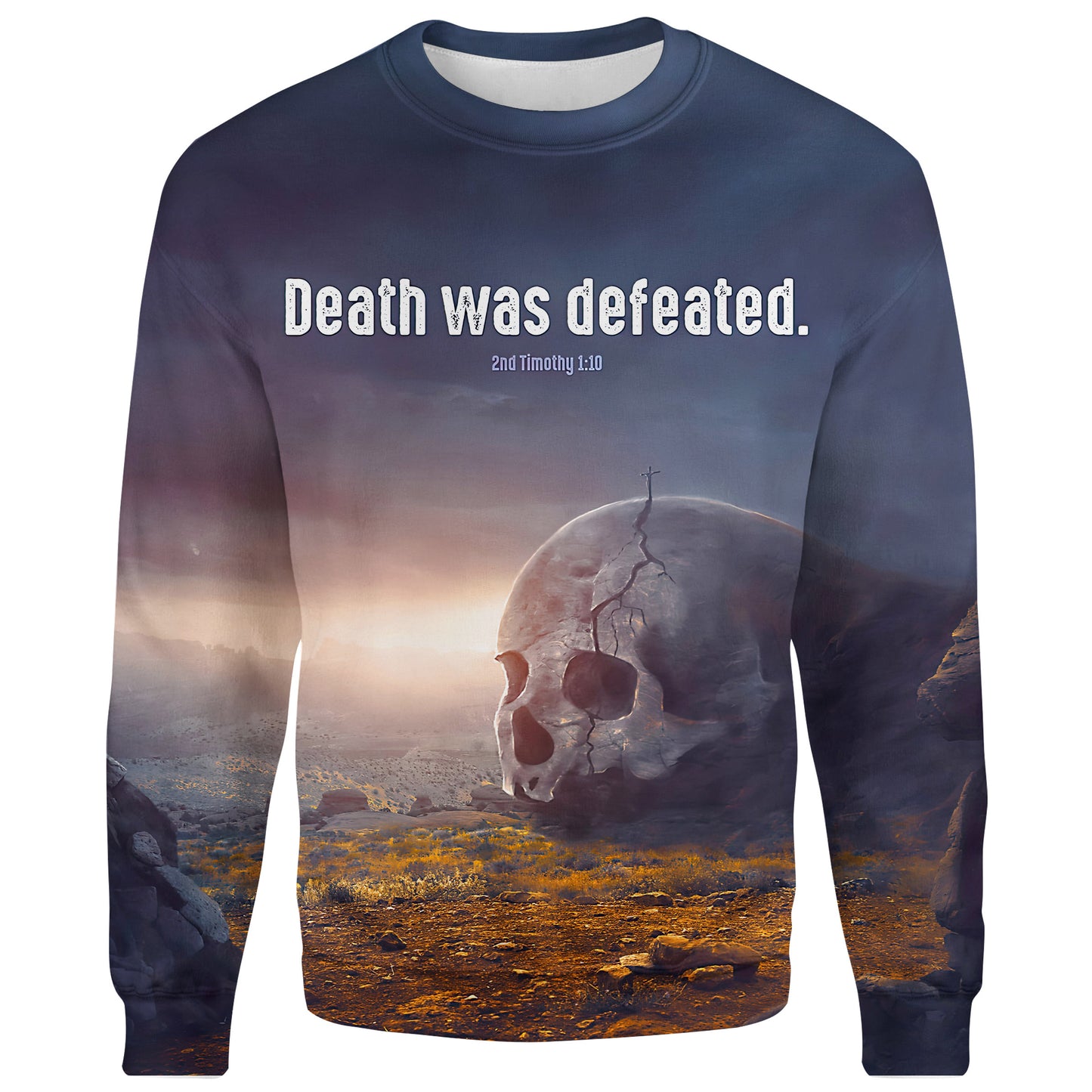 Death Was Defeated 2nd Timothy 1 10 Christian Jesus 3d Full Print Hoodie - 3d Shirts Gifts