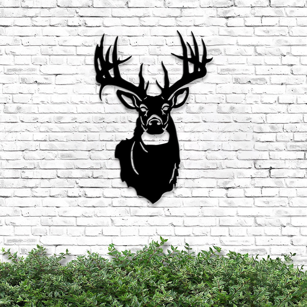 Metal Deer Wall Art - Metal Wall Decor - Metal Wall Art - Home Decor Wall Art - Living Room Wall Art - Deer Metal Art - Ciaocustom