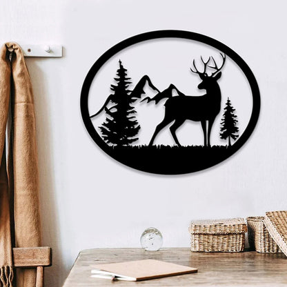 Metal Deer Buck Wall Art - Deer Metal Art - Deer Head Decor - Gift For Hunter - Deer Lover Gift - Ciaocustom