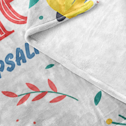 Delight Yourself In The Lord 3 Psalm 374 Fleece Blanket - Christian Blanket - Bible Verse Blanket