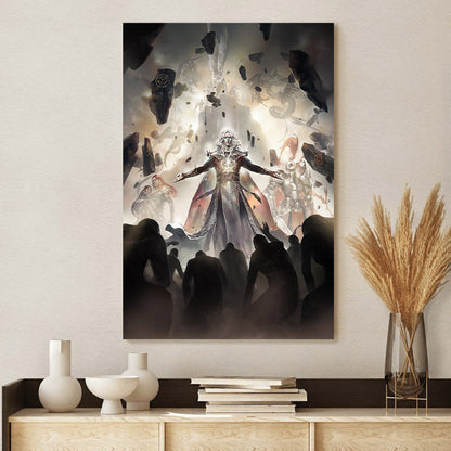 Descent Of The Watchers Christian Art Premium Matte - Jesus Canvas Pictures - Christian Wall Art