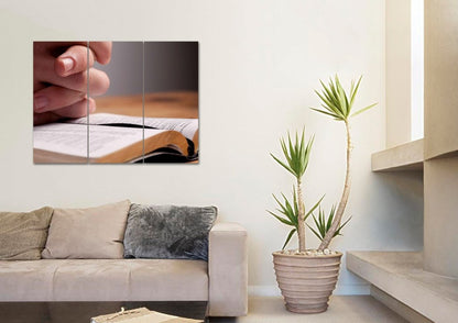 Desk Prayer Wall Art - Christian Canvas Wall Art