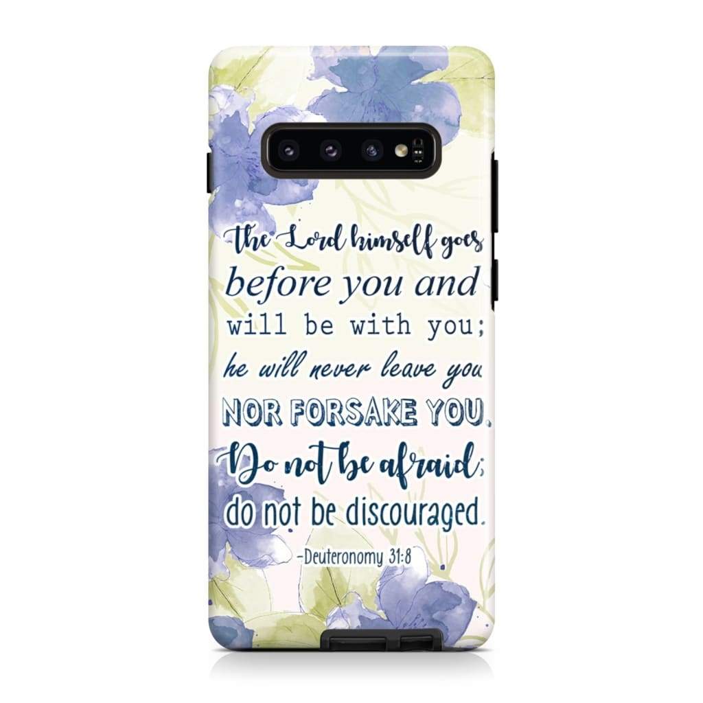 Deuteronomy 318 The Lord Himself Goes Before You Bible Verse Phone Case - Scripture Phone Cases - Iphone Cases Christian