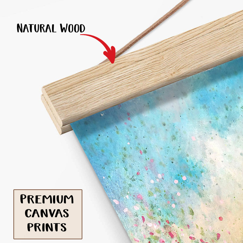 Divine Companion Hanging Canvas Wall Art - Christan Wall Decor - Religious Canvas