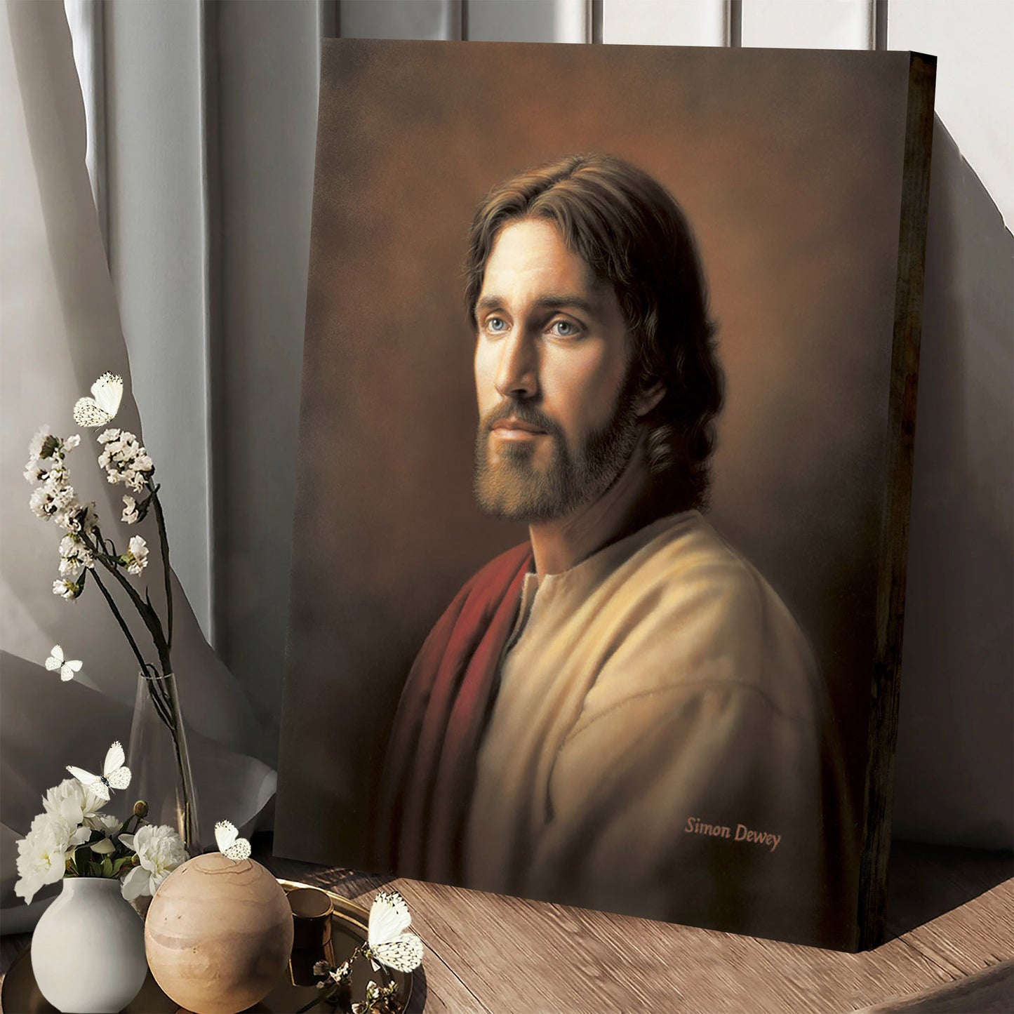 Divine Redeemer Canvas Picture - Jesus Christ Canvas Art - Christian Wall Canvas