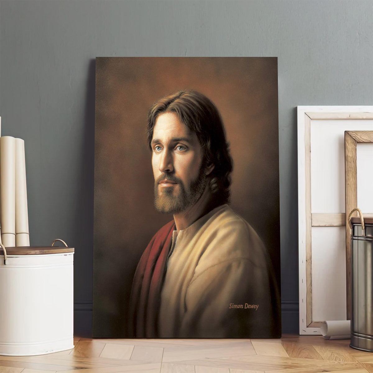 Divine Redeemer Canvas Picture - Jesus Christ Canvas Art - Christian Wall Canvas