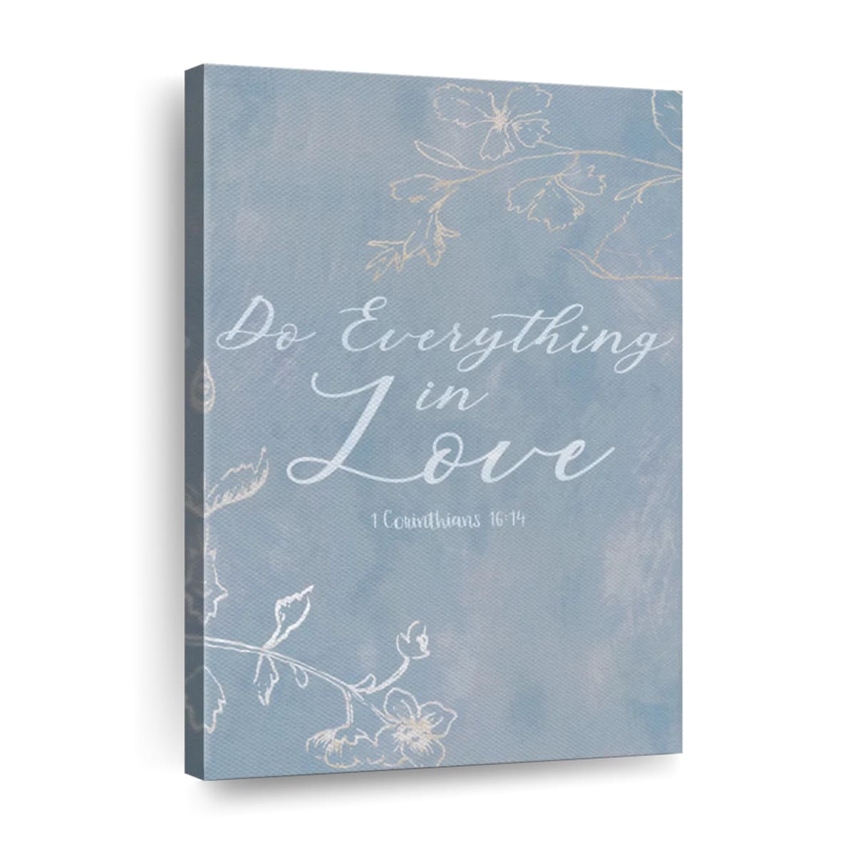 Do Everything In Love Canvas Wall Art - Christian Wall Decor Art - Religious Wall Decor