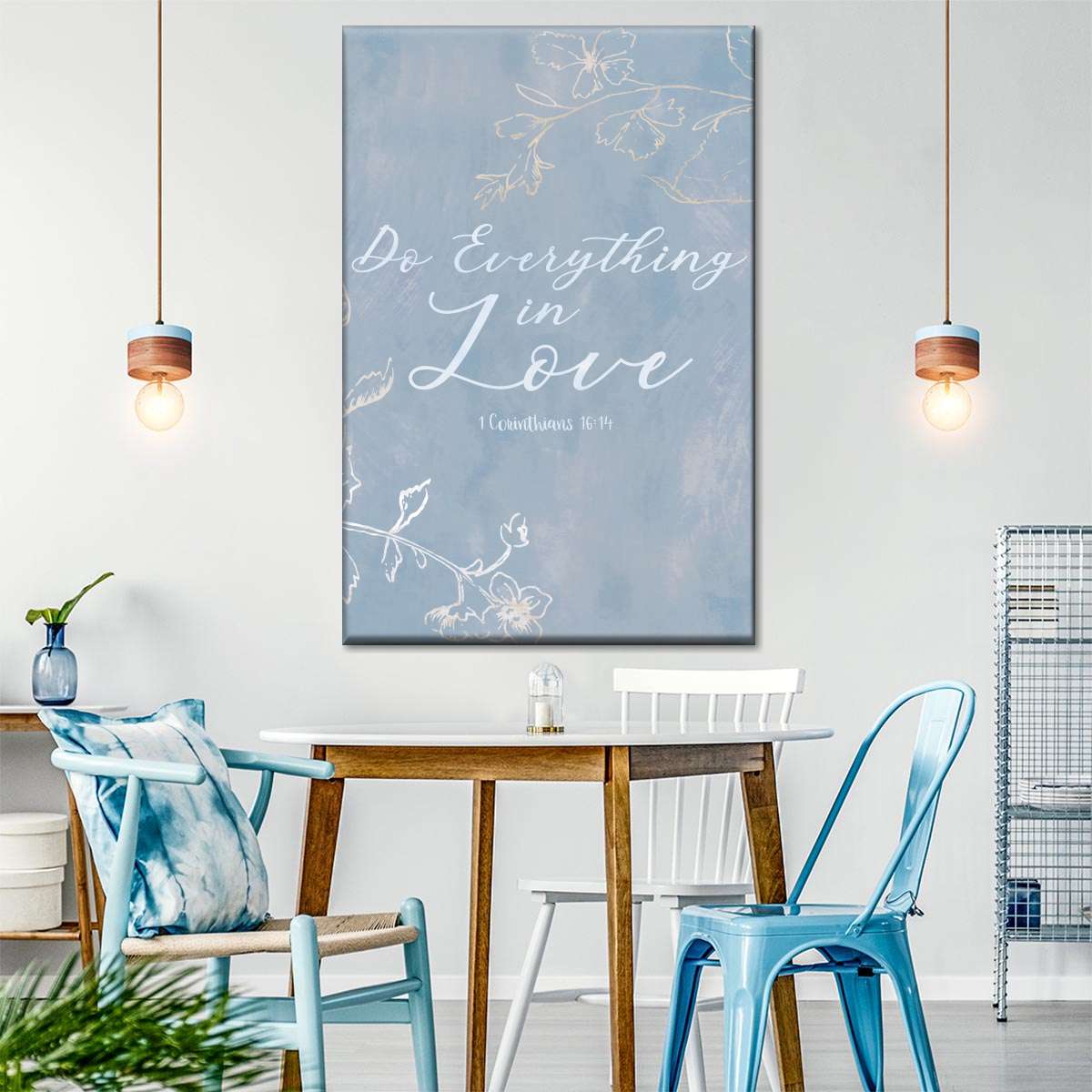 Do Everything In Love Canvas Wall Art - Christian Wall Decor Art - Religious Wall Decor