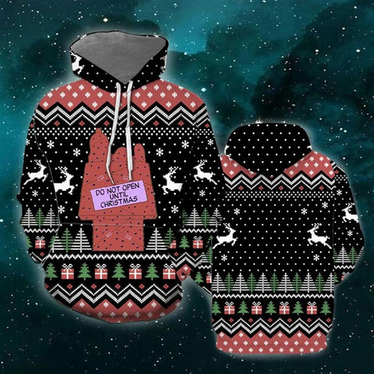 Do Not Open Until Christmas All Over Print 3D Hoodie For Men And Women, Christmas Gift, Warm Winter Clothes, Best Outfit Christmas