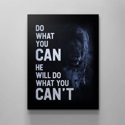 Do What You Can Canvas - Religious Canvas Art - Christian Canvas Wall Art - Ciaocustom
