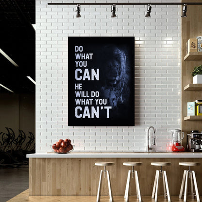 Do What You Can Canvas - Religious Canvas Art - Christian Canvas Wall Art - Ciaocustom