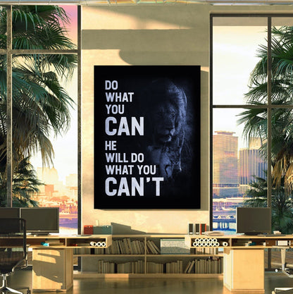 Do What You Can Canvas - Religious Canvas Art - Christian Canvas Wall Art - Ciaocustom