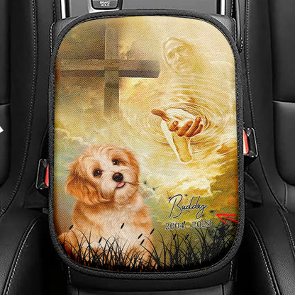 Dog Memorial Seat Box Cover, Take My Hand Jesus, Pet Loss Gifts