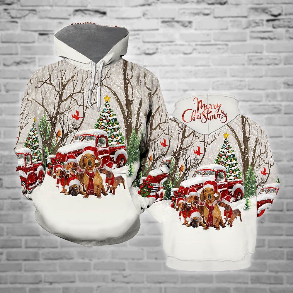 Dog Merry Christmas All Over Print 3D Hoodie For Men And Women, Best Gift For Dog lovers, Best Outfit Christmas