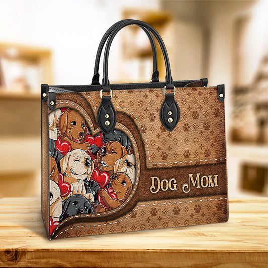 Dog Mom Leather Bag - Dog Mom Gift Ideas - Women's Pu Leather Bag