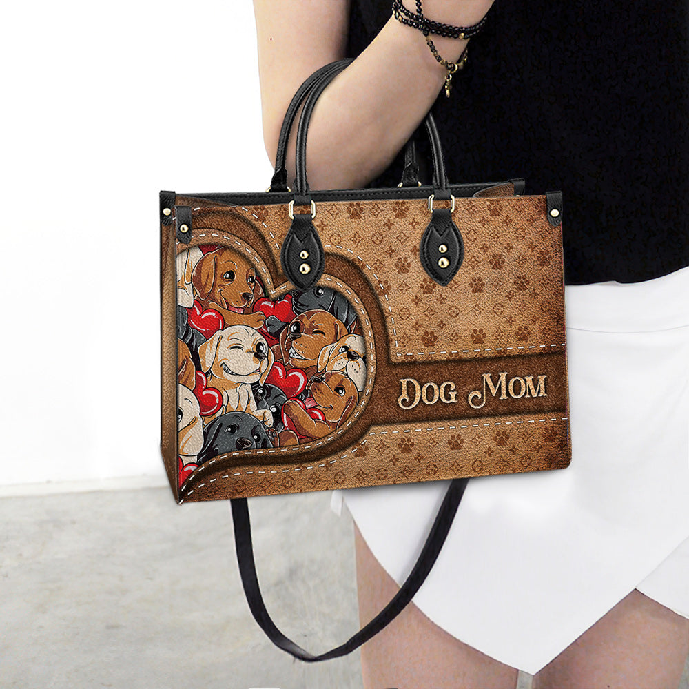 Dog Mom Leather Bag - Dog Mom Gift Ideas - Women's Pu Leather Bag