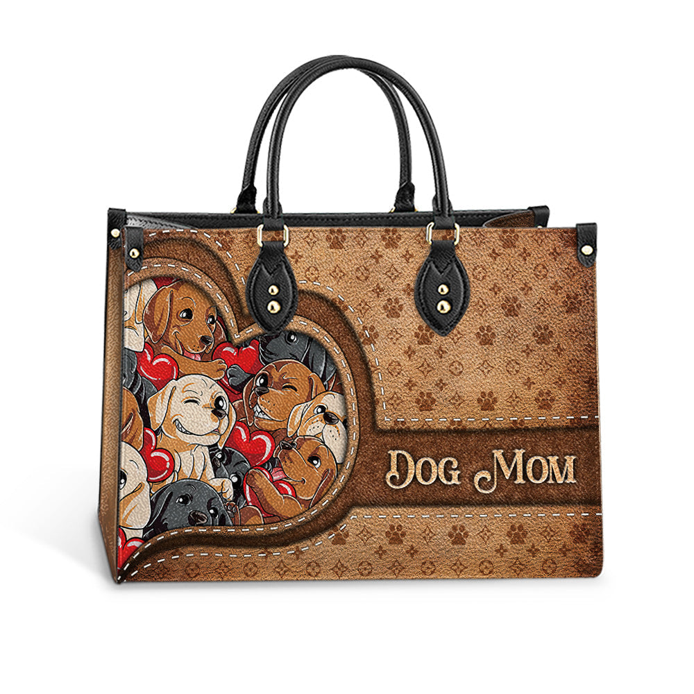Dog Mom Leather Bag - Dog Mom Gift Ideas - Women's Pu Leather Bag