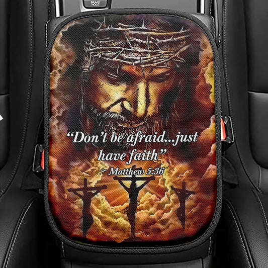 Don't Cry Over The Past Birdhouse Hummingbird Spring Forest Seat Box Cover, Christian Car Center Console Cover