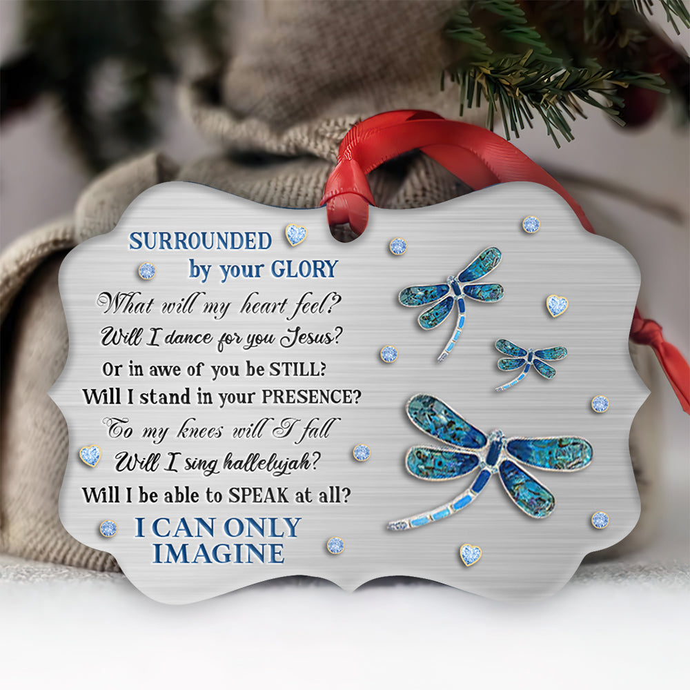 Dragonfly Memorial 5 Metal Ornament - Christmas Ornament - Christmas Gift