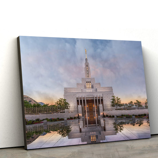 Draper Temple Chrome Series Canvas Wall Art - Jesus Christ Picture - Canvas Christian Wall Art