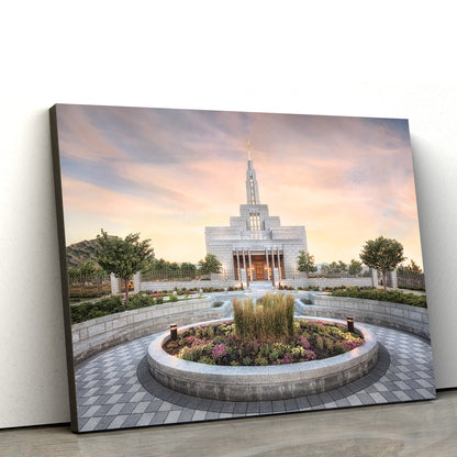Draper Temple Covenant Path Series Canvas Wall Art - Jesus Christ Picture - Canvas Christian Wall Art