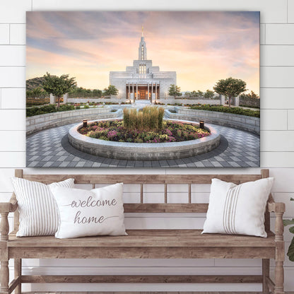 Draper Temple Covenant Path Series Canvas Wall Art - Jesus Christ Picture - Canvas Christian Wall Art