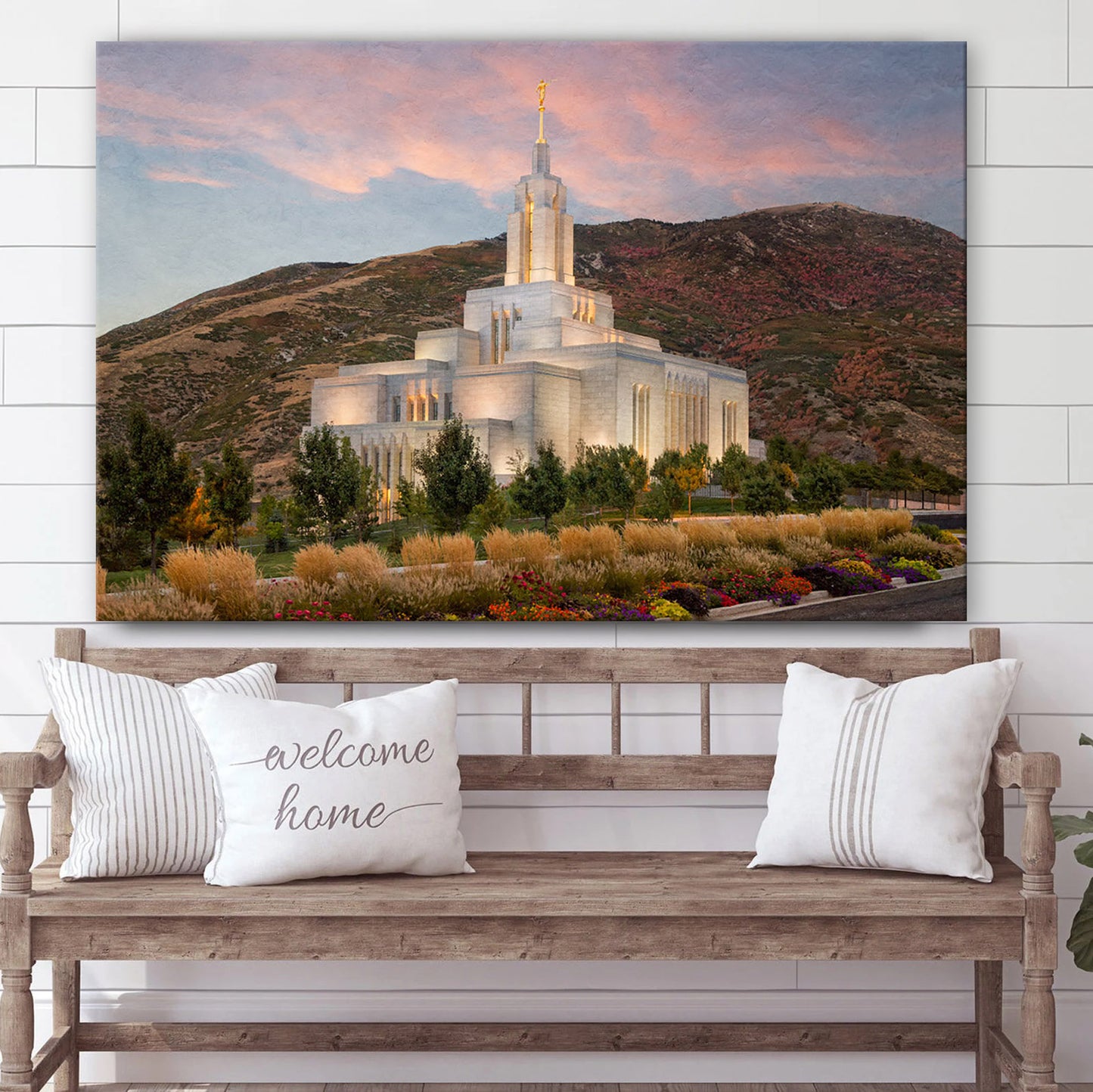Draper Temple Holy Places Series Canvas Wall Art - Jesus Christ Picture - Canvas Christian Wall Art