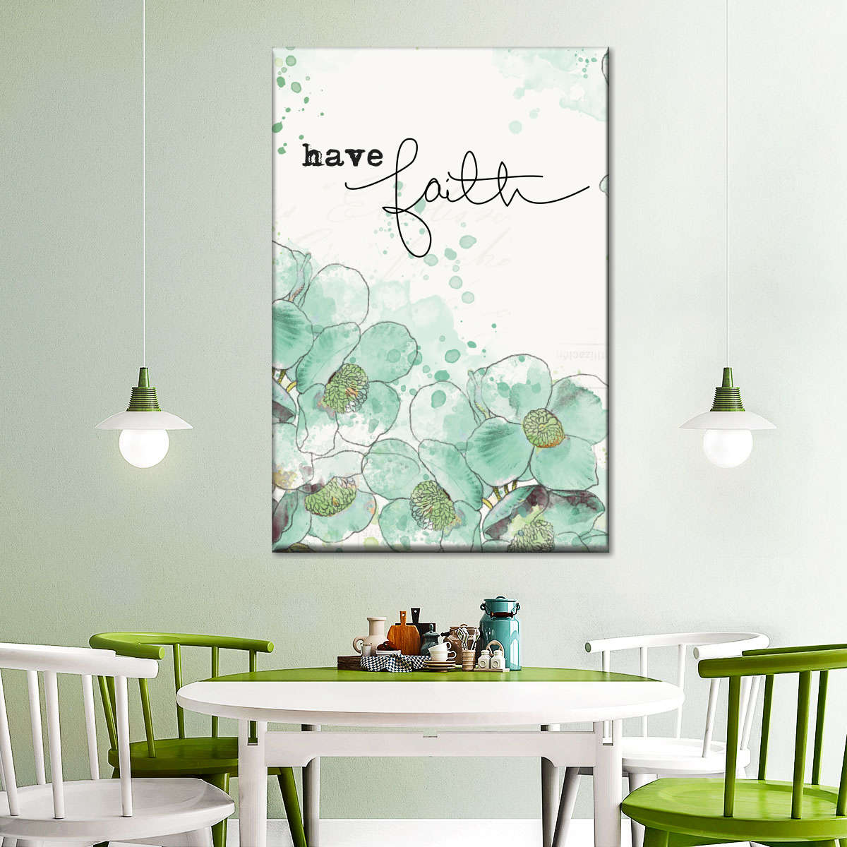 Dream And Faith Canvas Wall Art - Christian Wall Decor Art - Religious Wall Decor